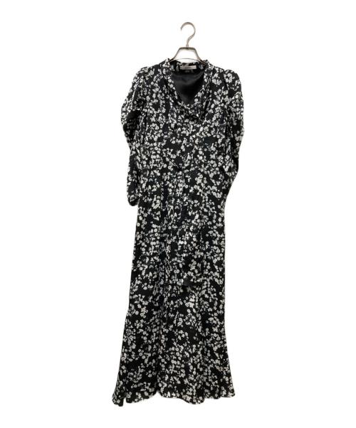 Snidel（スナイデル）Snidel (スナイデル) Sustainableボウタイバリエワンピース ブラックの古着・服飾アイテム