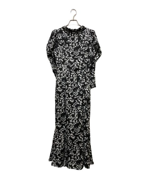 Snidel（スナイデル）Snidel (スナイデル) Sustainableボウタイバリエワンピース ブラックの古着・服飾アイテム