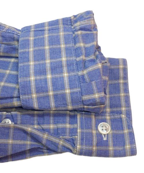 STEVEN ALAN（スティーブンアラン）STEVEN ALAN (スティーブンアラン) VIYELLA CHECK SINGLE NEEDLE SHIRT ブルー サイズ:Mの古着・服飾アイテム