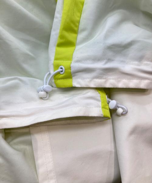 PUMA（プーマ）PUMA (プーマ) ADER error (アーダーエラー) アノラックパーカー　595535-02 ホワイト×イエロー サイズ:Mの古着・服飾アイテム