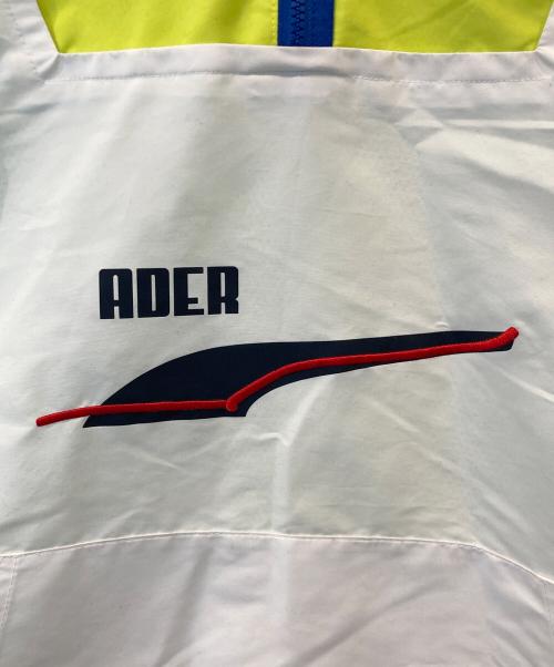 PUMA（プーマ）PUMA (プーマ) ADER error (アーダーエラー) アノラックパーカー　595535-02 ホワイト×イエロー サイズ:Mの古着・服飾アイテム