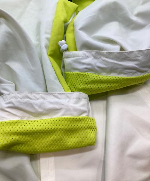 PUMA（プーマ）PUMA (プーマ) ADER error (アーダーエラー) アノラックパーカー　595535-02 ホワイト×イエロー サイズ:Mの古着・服飾アイテム