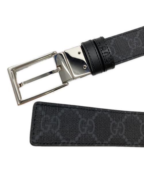 GUCCI（グッチ）GUCCI (グッチ) GGスプリームリバーシブルベルト ブラックの古着・服飾アイテム