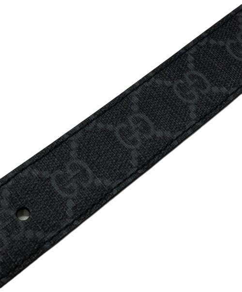 GUCCI（グッチ）GUCCI (グッチ) GGスプリームリバーシブルベルト ブラックの古着・服飾アイテム