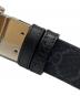 中古・古着 GUCCI (グッチ) GGスプリームリバーシブルベルト ブラック：34000円