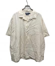 POLO RALPH LAUREN（ポロ・ラルフローレン）の古着「オープンカラーシルクコットンシャツ」｜オフホワイト