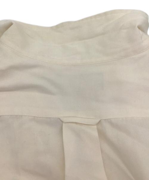 POLO RALPH LAUREN（ポロ・ラルフローレン）POLO RALPH LAUREN (ポロ・ラルフローレン) オープンカラーシルクコットンシャツ オフホワイト サイズ:XXLの古着・服飾アイテム