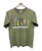 GILDANギルダン）の古着「プリントTシャツ」｜グリーン