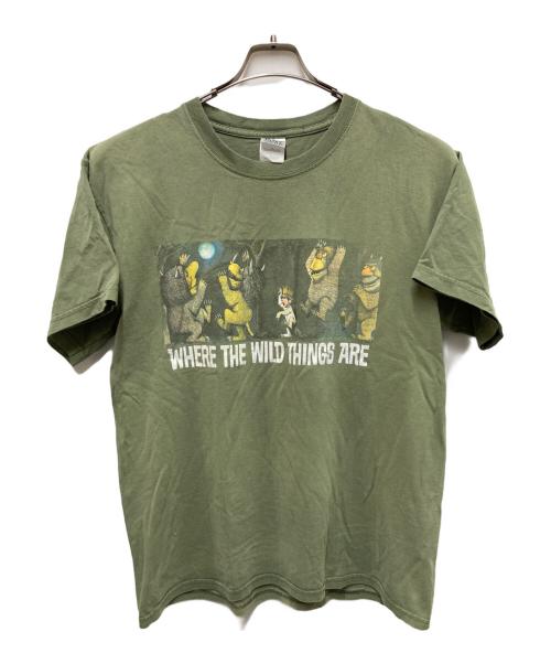 GILDAN（ギルダン）GILDAN (ギルダン) プリントTシャツ グリーン サイズ:Lの古着・服飾アイテム