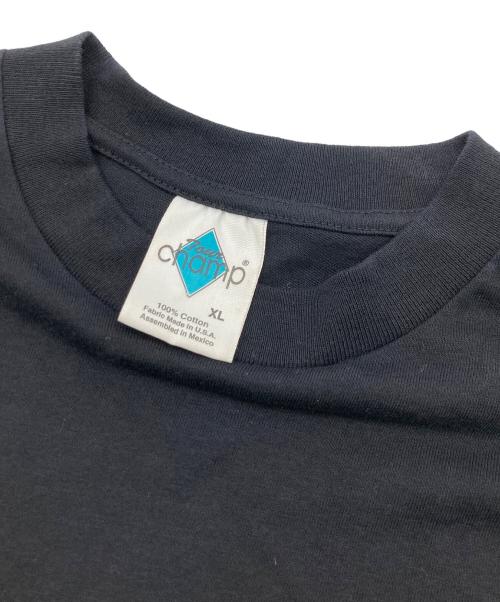 Tour champ（ツアーチャンプ）tour champ (ツアーチャンプ) ムービープリントTシャツ ブラック サイズ:XLの古着・服飾アイテム