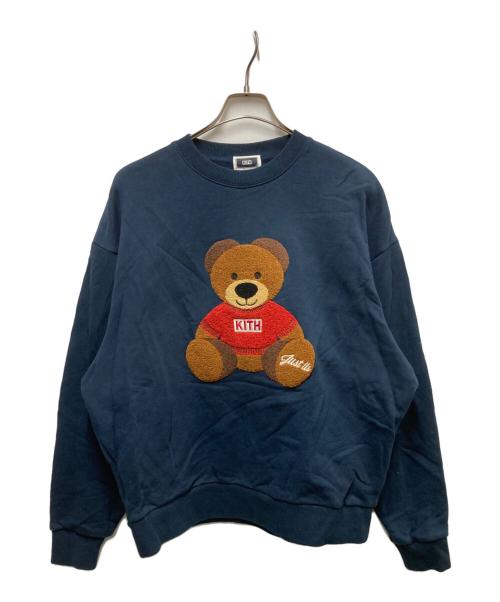 KITH（キス）KITH (キス) Kithmas Teddy Nelson Crewneck ネイビー サイズ:Ｓの古着・服飾アイテム