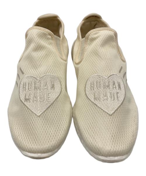 adidas（アディダス）adidas (アディダス) HUMAN MADE (ヒューマンメイド) SLIPON PURE HM ベージュ サイズ:26.5の古着・服飾アイテム
