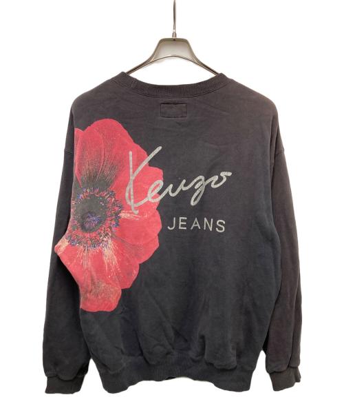KENZO（ケンゾー）KENZO (ケンゾー) バックプリントスウェット ブラック サイズ:freeの古着・服飾アイテム