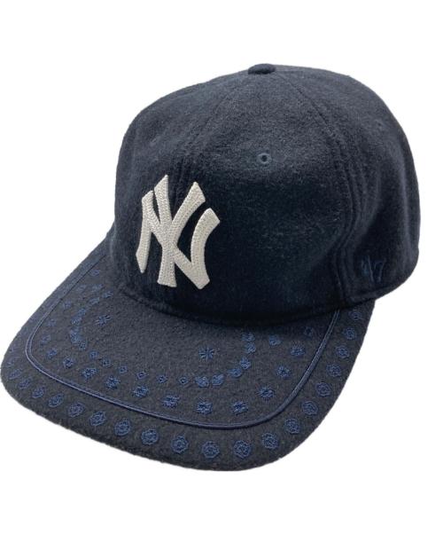 KITH（キス）KITH (キス) 47BRAND (フォーティーセブンブランド) 刺繍ウールキャップ ネイビー サイズ:XXLの古着・服飾アイテム