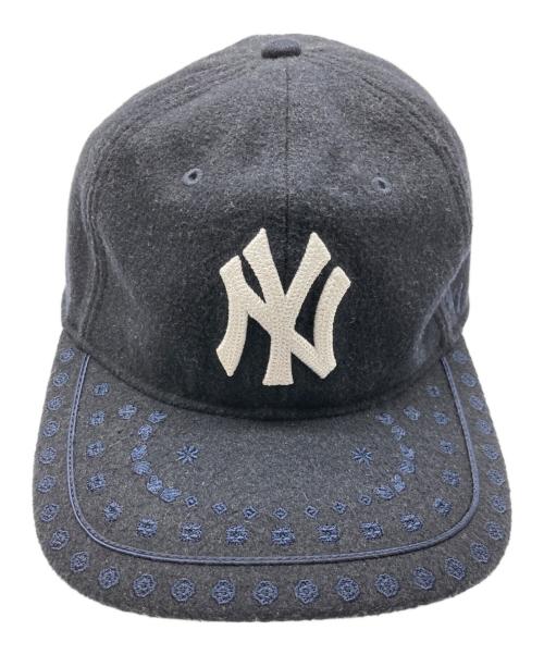 KITH（キス）KITH (キス) 47BRAND (フォーティーセブンブランド) 刺繍ウールキャップ ネイビー サイズ:XXLの古着・服飾アイテム