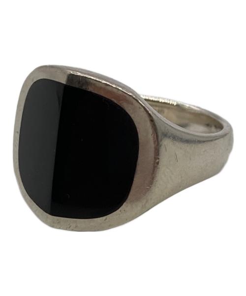 hirotaka（ヒロタカ）Hirotaka (ヒロタカ) オニキスピラミッドリング サイズ:13の古着・服飾アイテム