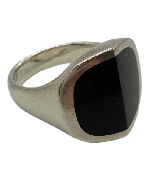hirotaka（ヒロタカ）Hirotaka (ヒロタカ) オニキスピラミッドリング サイズ:13の古着・服飾アイテム