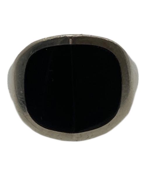 hirotaka（ヒロタカ）Hirotaka (ヒロタカ) オニキスピラミッドリング サイズ:13の古着・服飾アイテム