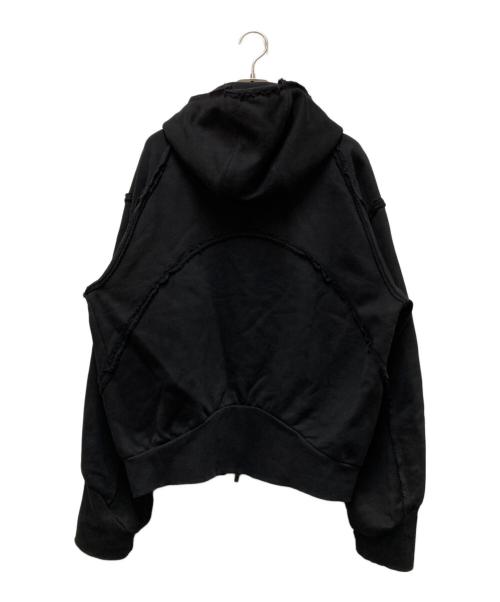 STRONG（ストロング）STRONG (ストロング) 005 BROKEN HOODIE ブラック サイズ:Lの古着・服飾アイテム