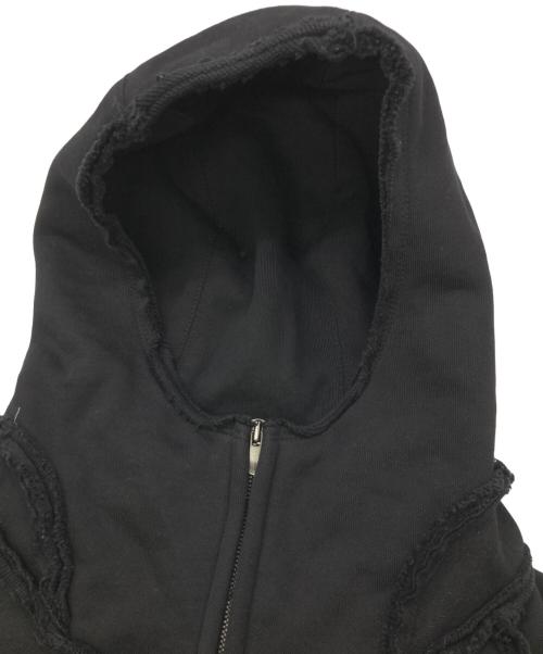 STRONG（ストロング）STRONG (ストロング) 005 BROKEN HOODIE ブラック サイズ:Lの古着・服飾アイテム