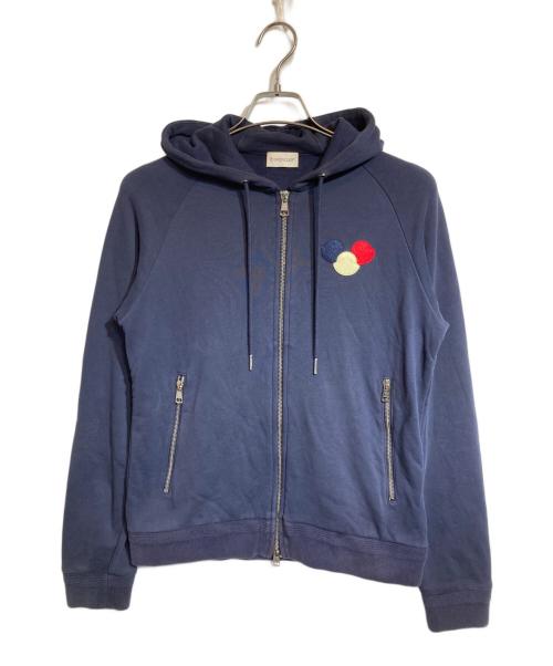 MONCLER（モンクレール）MONCLER (モンクレール) MAGLIA CARDIGAN ジップパーカー ネイビー サイズ:Sの古着・服飾アイテム