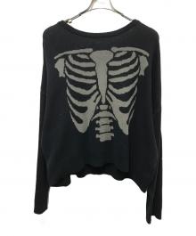 myne（マイン）の古着「Bone Knit Pullover」｜ブラック