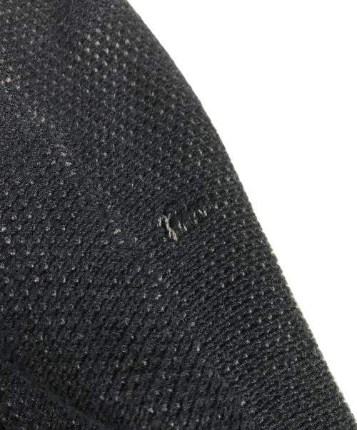 myne（マイン）myne (マイン) Bone Knit Pullover ブラック サイズ:Ｍの古着・服飾アイテム