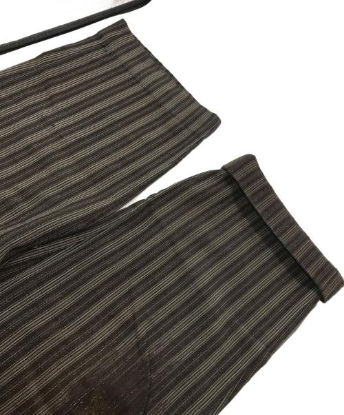 USED（ユーズド）USED (ユーズド) サスペンダーヴィンテージスラックスパンツ ブラウン サイズ:-の古着・服飾アイテム