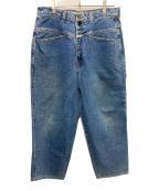 MARITHE+FRANCOIS GIRBAUDマリテフランソワジルボー）の古着「バギーデニムパンツ」｜インディゴ