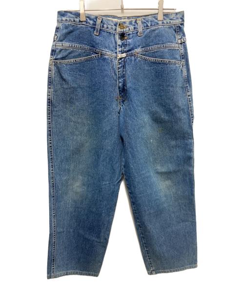 MARITHE+FRANCOIS GIRBAUD（マリテフランソワジルボー）MARITHE+FRANCOIS GIRBAUD (マリテフランソワジルボー) バギーデニムパンツ インディゴ サイズ:33の古着・服飾アイテム