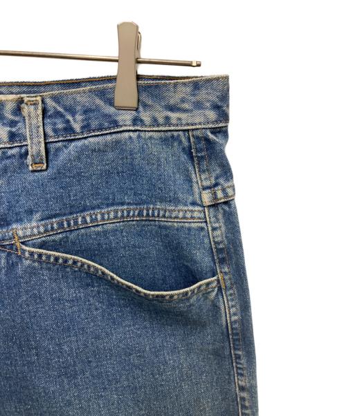 MARITHE+FRANCOIS GIRBAUD（マリテフランソワジルボー）MARITHE+FRANCOIS GIRBAUD (マリテフランソワジルボー) バギーデニムパンツ インディゴ サイズ:33の古着・服飾アイテム