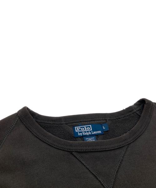 POLO RALPH LAUREN（ポロ・ラルフローレン）POLO RALPH LAUREN (ポロ・ラルフローレン) プリントスウェット グレー サイズ:Lの古着・服飾アイテム