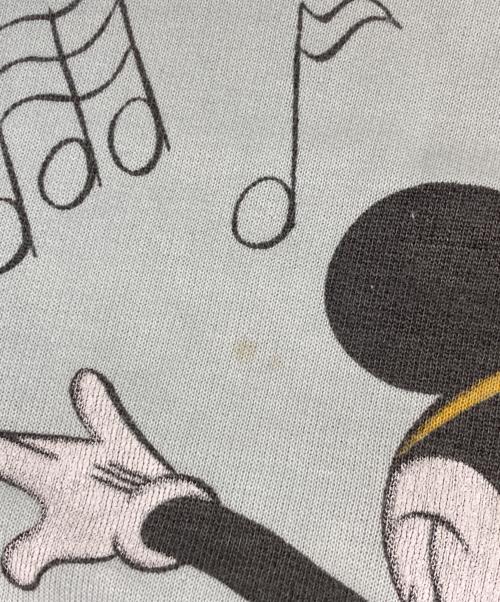 DISNEY（ディズニー）DISNEY (ディズニー) キャラクタープリントスウェット ブルー サイズ:Mの古着・服飾アイテム