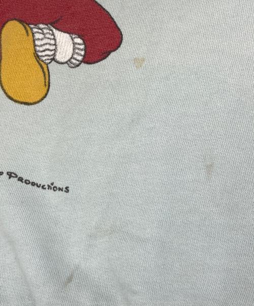 DISNEY（ディズニー）DISNEY (ディズニー) キャラクタープリントスウェット ブルー サイズ:Mの古着・服飾アイテム