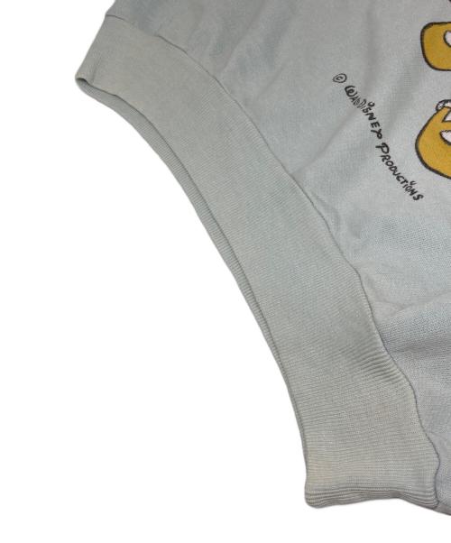 DISNEY（ディズニー）DISNEY (ディズニー) キャラクタープリントスウェット ブルー サイズ:Mの古着・服飾アイテム