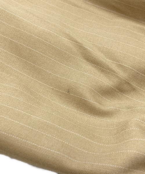 seyto（セイト）seyto (セイト) フリルシャツ ブラウン サイズ:3の古着・服飾アイテム