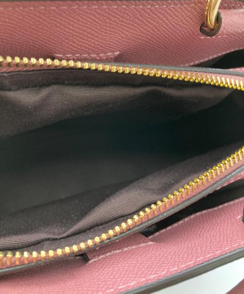 COACH（コーチ）COACH (コーチ) 2WAYミニキャリーバッグ ピンクの古着・服飾アイテム
