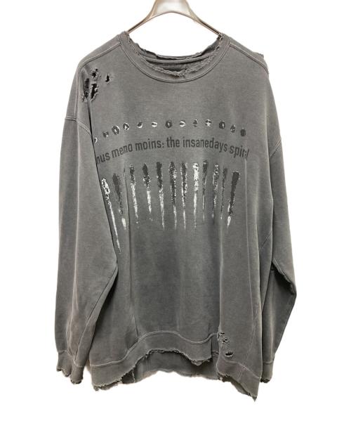 MINUS（マイナス）MINUS (マイナス) Bootleg Crew Sweat グレー サイズ:2の古着・服飾アイテム