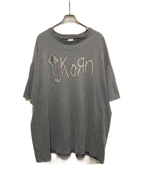 ALSTYLE APPAREL & ACTIVEWEAR（アレスタイルアパレル＆アクティブウェア）ALSTYLE APPAREL & ACTIVEWEAR (アレスタイルアパレル＆アクティブウェア) 00s KORN バンドプリントTシャツ グレー サイズ:	SIZE 3XLの古着・服飾アイテム
