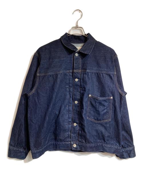 UNITED ARROWS（ユナイテッドアローズ）UNITED ARROWS (ユナイテッドアローズ) シオタ スビンコットン デニム トラッカージャケット インディゴ サイズ:Lの古着・服飾アイテム