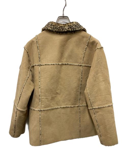 SUPREME（シュプリーム）Supreme (シュプリーム) Reversible Faux Suede Leopard Coat ベージュ サイズ:Mの古着・服飾アイテム