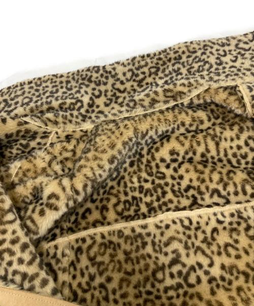 SUPREME（シュプリーム）Supreme (シュプリーム) Reversible Faux Suede Leopard Coat ベージュ サイズ:Mの古着・服飾アイテム
