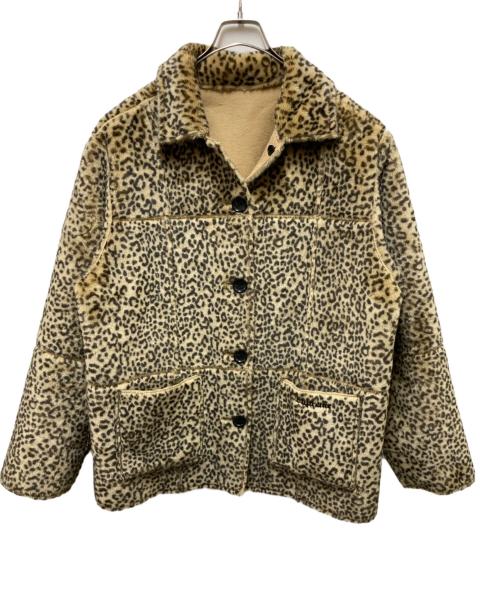 SUPREME（シュプリーム）Supreme (シュプリーム) Reversible Faux Suede Leopard Coat ベージュ サイズ:Mの古着・服飾アイテム