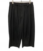 JOURNAL STANDARDジャーナルスタンダード）の古着「TR モダン スリー クォーター パンツ」｜ブラック