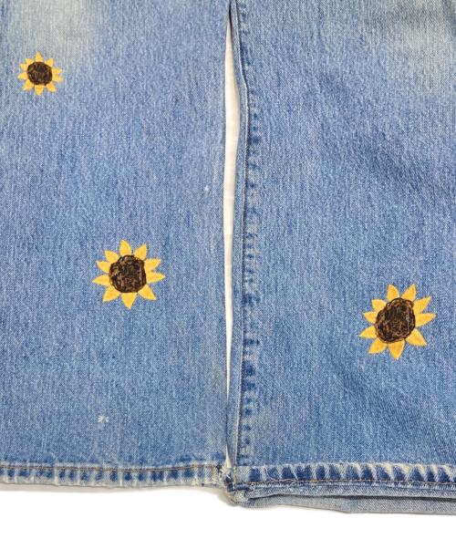Niche.（ニッチ）Niche. (ニッチ) フラワー刺繍デニムパンツ インディゴ サイズ:34の古着・服飾アイテム