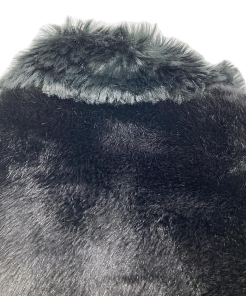 TTT MSW（ティー）TTT MSW (ティー) フェイクファーコート ブラック サイズ:Ｌの古着・服飾アイテム