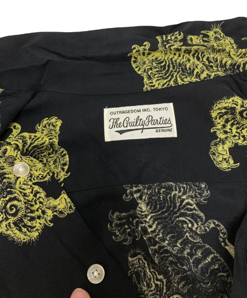 WACKO MARIA（ワコマリア）WACKO MARIA (ワコマリア) TIM LEHI (ティム リーハイ) タイガーハワイアンシャツ ブラック サイズ:Mの古着・服飾アイテム