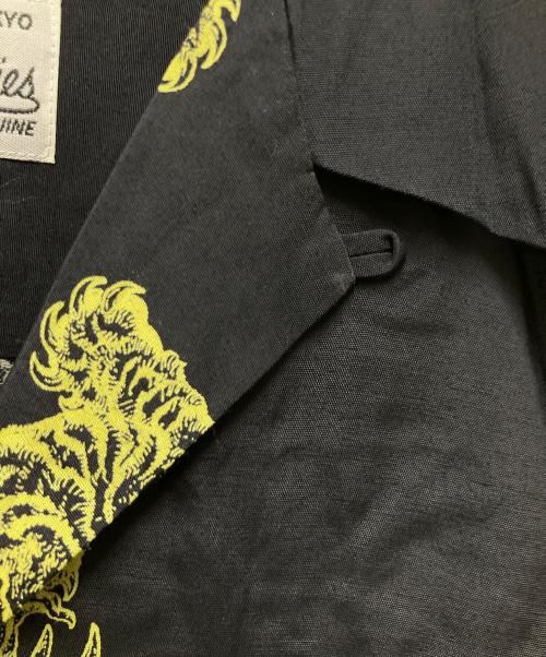 WACKO MARIA（ワコマリア）WACKO MARIA (ワコマリア) TIM LEHI (ティム リーハイ) タイガーハワイアンシャツ ブラック サイズ:Mの古着・服飾アイテム