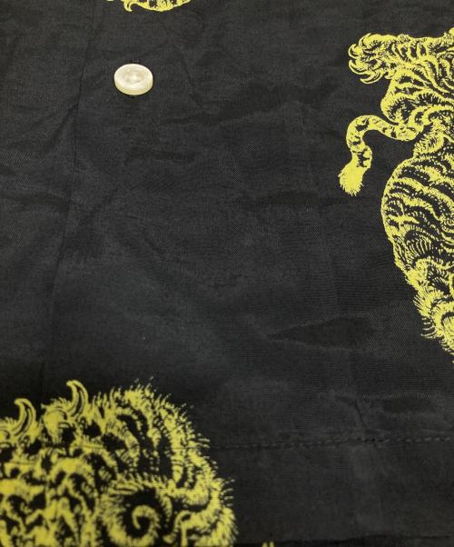 WACKO MARIA（ワコマリア）WACKO MARIA (ワコマリア) TIM LEHI (ティム リーハイ) タイガーハワイアンシャツ ブラック サイズ:Mの古着・服飾アイテム