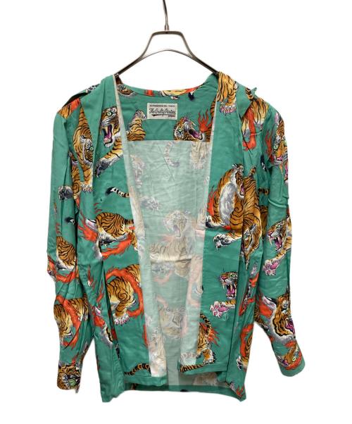 WACKO MARIA（ワコマリア）WACKO MARIA (ワコマリア) tim lehi (ティム リーハイ) タイガーアロハシャツ グリーン サイズ:Mの古着・服飾アイテム